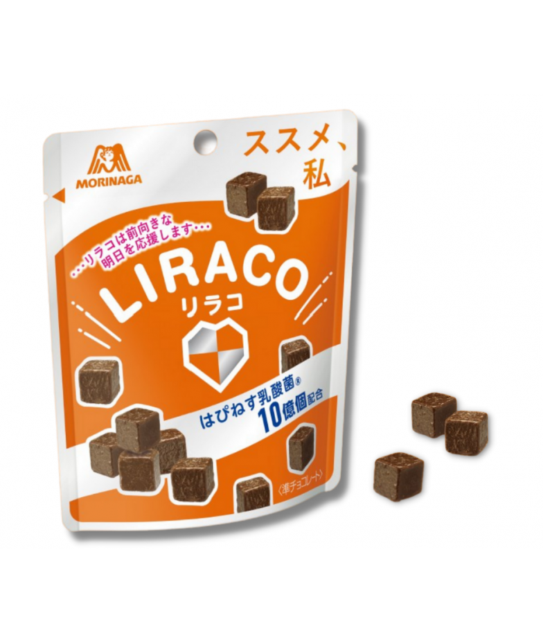 ШОКОЛАДНЫЕ КОНФЕТЫ LIRACO с МОЛОЧНОКИСЛЫМИ БАКТЕРИЯМИ ( 50 гр ) LIRACO CHOCOLATE Happiness Lactic Acid Bacteria