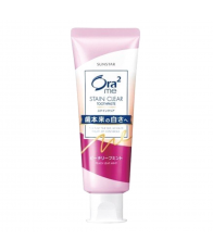 Зубная паста SUNSTAR Ora2-me со вкусом персика и мяты, 130 г   Ora2 Stain Clear peach leaf mint