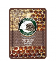 Тканевая маска для лица с экстрактом ПРОПОЛИСА PROPOLIS ESSENCE MASK.