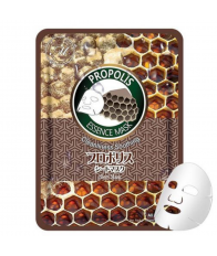 Тканевая маска для лица с экстрактом ПРОПОЛИСА PROPOLIS ESSENCE MASK.